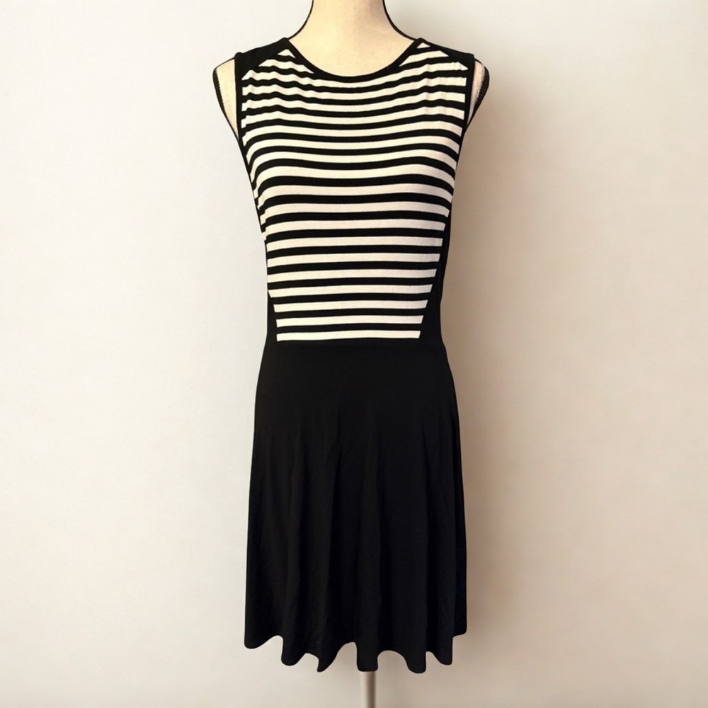 Cynthia Rowley Black & White Striped Women’s Dress